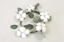 COURONNE DE FLEURS DE COTON