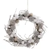 COURONNE LED BRANCHE COTON D.35CM