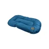 COUSSIN FLOCON REVERSIBLE 69X44CM PATCHY EMERAUDE CHARBON