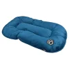 COUSSIN FLOCON REVERSIBLE 107X62CM PATCHY EMERAUDE CHARBON