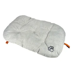 COUSSIN FLOCON REVERSIBLE 107X62X5CM CITY GRIS CLAIR