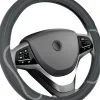 COUVRE VOLANT D.37 A 39CM NOIR CONFORT