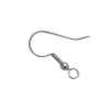 CROCHETS OREILLES AMERICAINES ARGENT 19 MM X 6 PCS