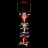 DECO LED PERE NOEL ET AMIS H.150CM 20LEDS