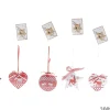 DECO METAL 7CM ROUGE BLANC