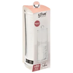 DISTRIBUTEUR ACRYLIQUE 80 DISQUES COTON SELENA