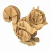 ECUREUIL CARTON A ASSEMBLER 13.5X6.5X9.1CM