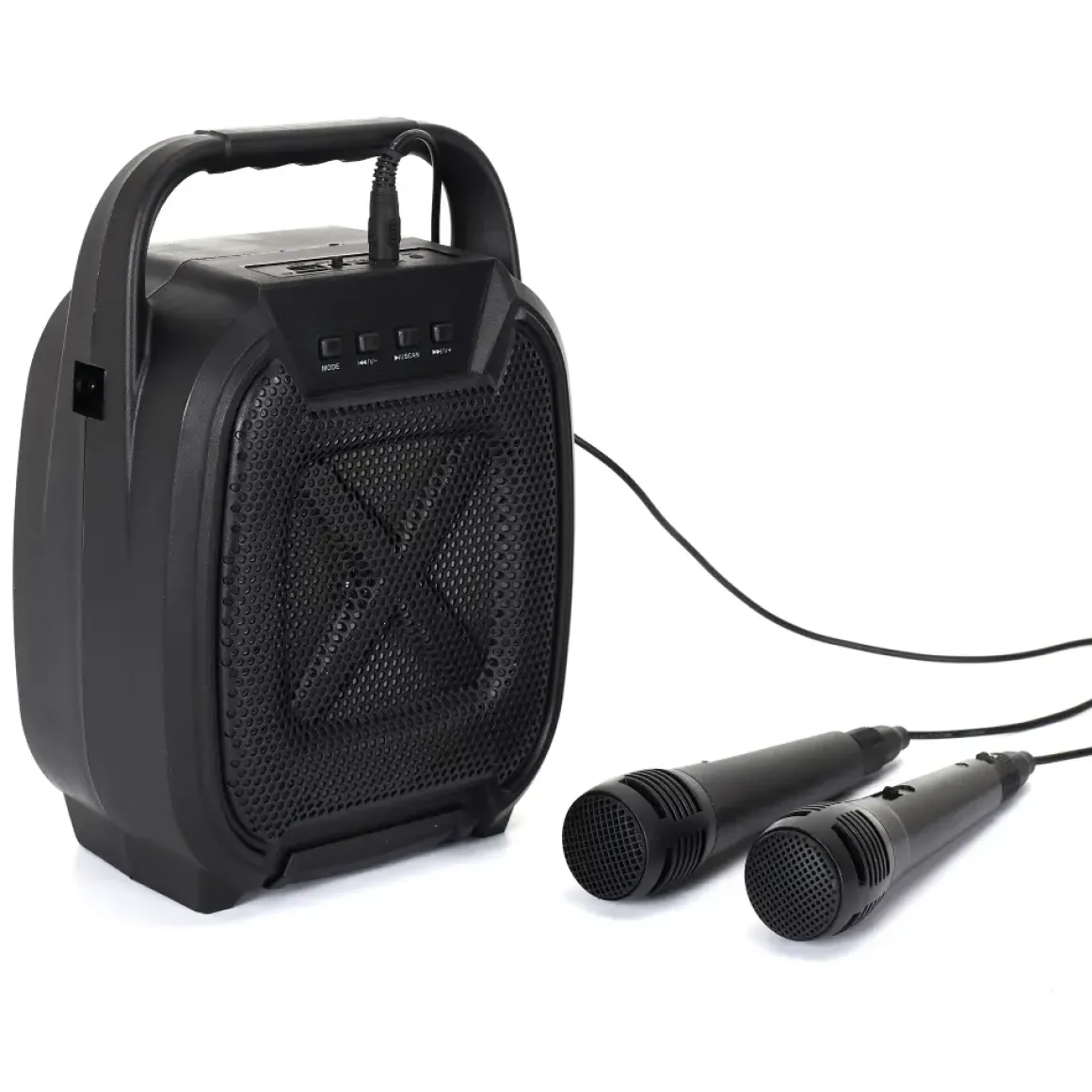 ENCEINTE SANS FIL 8W KARAOKE 2 MICROS INTEGRES