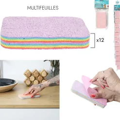 EPONGE MULTIFEUILLES X12 PIECES