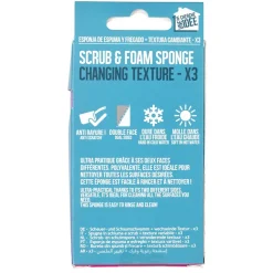 EPONGE SCRUB MULTIFONCTION MOUSSE X3