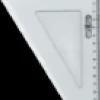 EQUERRE CRISTAL 60° 21CM