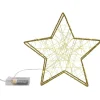 ETOILE DOREE LUMINEUSE A SUSPENDRE D.25CM