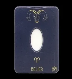 ETUI RIGIDE 1 CARTE BLINDE IMPRIME ASTROLOGIE