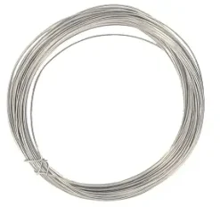 FIL METAL ARGENTE 0.4MMX10M