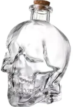 FIOLE CRANE VERRE AVEC BOUCHON LIEGE H.14CM 400ML