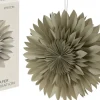 FLEUR ORIGAMI A SUSPENDRE VERT