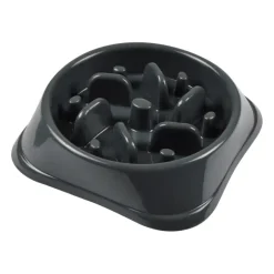 GAMELLE ANTIGLOUTON PLASTIQUE D.19.5X4.5CM ANTHRACITE