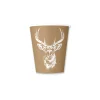 GOBELET CERF KRAFT 25CL X6 PIECES