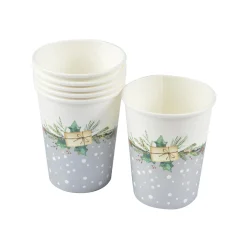 GOBELETS IMPRIMES NOEL 25CL X6 PIECES