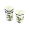 GOBELETS IMPRIMES NOEL DECOR CADEAUX 25CL X6 PIECES
