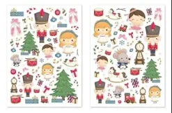 GOMMETTES FAMILLE CASSE NOISETTE X118 PIECES