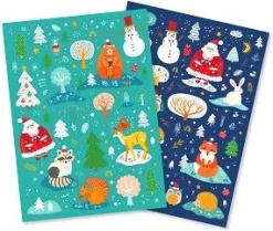 GOMMETTES MOTIFS NOEL. 0.1 A 5.7 CM X 278 PIECES