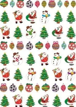 GOMMETTES MOTIFS NOEL X116 PIECES