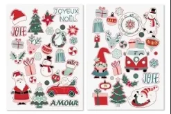 GOMMETTES NOEL X51 PIECES