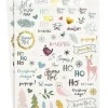 GOMMETTE TRANSPARENTE THEME NOEL X118 PIECES