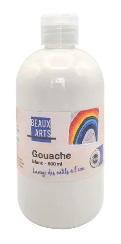 GOUACHE BLANCHE 500ML