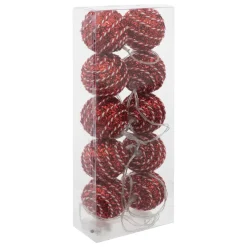 GUIRLANDE BOULE 10 LEDS BLANC CHAUD L.165CM