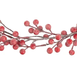 GUIRLANDE DE NOEL BAIES ROUGES 1.90M