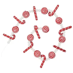 GUIRLANDE DE NOEL BONBON CANNE SUCRE 1.80M