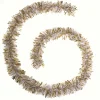 GUIRLANDE DE NOEL BRINS MIXTES 100X6X2M OR BLANC