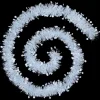 GUIRLANDE DE NOEL PASTILLE EMBOSSEE 100X4X2M BLANC