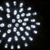 GUIRLANDE EXTERIEUR 10M 100LEDS BLANC FROID FIL VERT