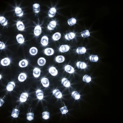 GUIRLANDE EXTERIEUR 10M 100LEDS BLANC FROID FIL VERT