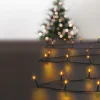 GUIRLANDE EXTERIEUR 10M 100 LEDS SOLAIRE BLANC CHAUD