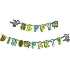 GUIRLANDE HAPPY DINO PARTY PAPIER 2M HAPPY DINO