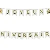 GUIRLANDE JOYEUX ANNIVERSAIRE LION 4.5M