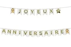 GUIRLANDE JOYEUX ANNIVERSAIRE LION 4.5M