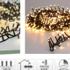 GUIRLANDE 700 LED L.14M BLANC INTERIEUR EXTERIEUR SECTEUR