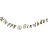 GUIRLANDE LETTRE HAPPY BIRTHDAY CARTON 2M PRINCESSE CHEVAL