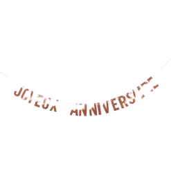 GUIRLANDE LETTRE JOYEUX ANNIVERSAIRE CARTON 1.9M ROSE GOLD