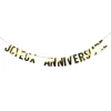 GUIRLANDE LETTRE JOYEUX ANNIVERSAIRE 1.9M CONFETTIS OR