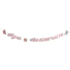 GUIRLANDE LETTRE JOYEUX ANNIVERSAIRE 2.65M PRINCESSE NATURE