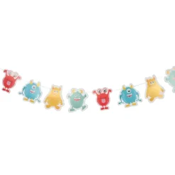 GUIRLANDE 8 PETITS MONSTRES CARTON 2M MONSTRES