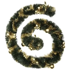 GUIRLANDE VERTE 100X5X2.7M BOULE DE NOEL OR XL