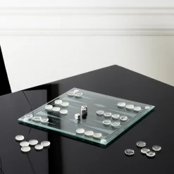 JEU BACKGAMMON VERRE