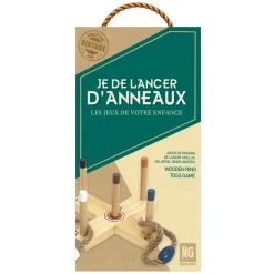 JEU BOIS LANCER ANNEAU